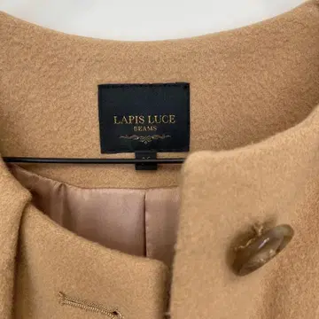 LAPIS LUCE BEAMS 베이지 롱 코트