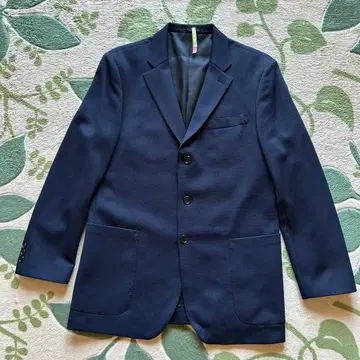 남성용 싱글 센터 벤츠 자켓/네이비 새상품급