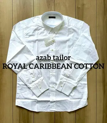 아자부 테일러 로얄 카리비안 코튼 셔츠 기자 코튼 일본산 셔츠