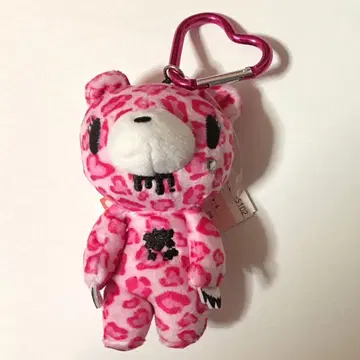 시마무라 그루미  참 봉제 인형 레오파드 무늬 핑크