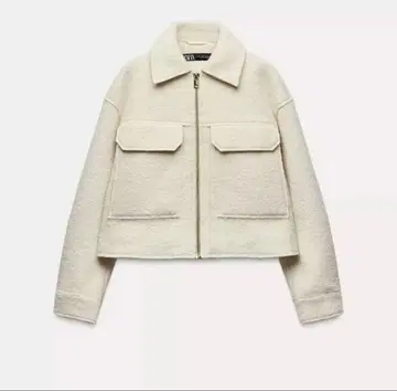 ZARA 부클 숏 자켓