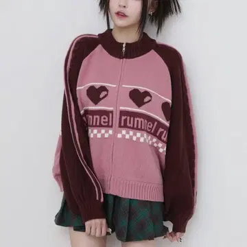 rumnel 니트 블루종