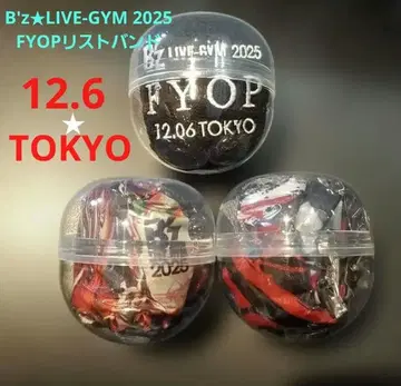 B'z LIVE-GYM 2025 FYOP 리스트 밴드 사코슈 미니 토트