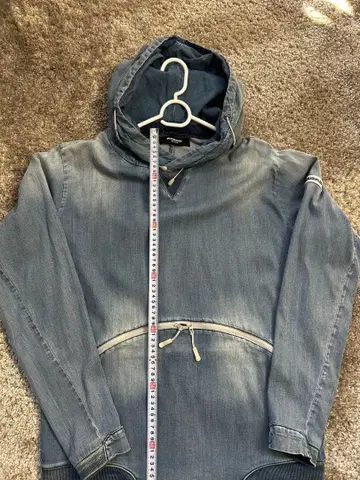 1PIU PIU GUALE3 후드 부착 데님 점퍼