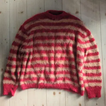 캔디 스트리퍼 보더 니트