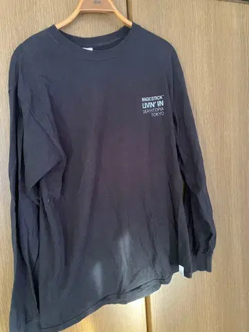 스트릿 드림즈 블랙 롱 슬리브 T셔츠