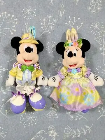 미키 & 미니 2015년 부활절 히피호피 봉제 인형 배치