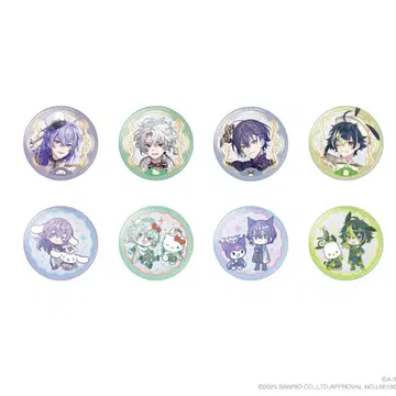 니지산지 Dytica 랜덤 키라키라 캔뱃지 산리오 캐릭터즈 콜라보