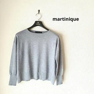 martinique 마르티니크 울 실크 니트 풀오버