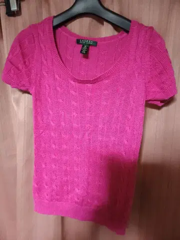 LAUREN 랄프 로렌 코튼 케이블 니트 Y2K