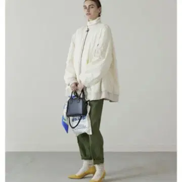 SHINZONE 플레어 플라이트 자켓 에크루 34