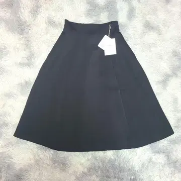 택 포함 새상품 Rirandture 블랙 플레어 스커트 롱 M