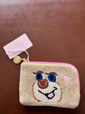 페이러 도업 테디걸 L자 파우치