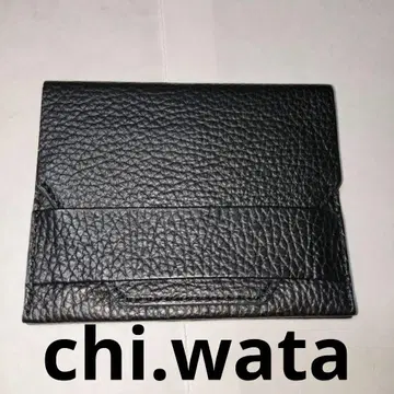 chi.wata 스몰 월렛 주름 가죽