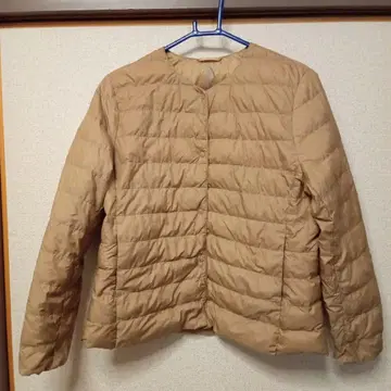 ULTRA LIGHT DOWN 베이지 다운 자켓 XL