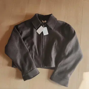 callaia 다크 브라운 크롭 자켓