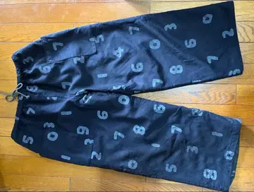 SOU SOU 방대 몸빼 숫자 패턴 다크 네이비