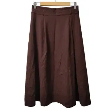 새상품급 UNTITLED 언타이틀 플레어 스커트 2 브라운 97