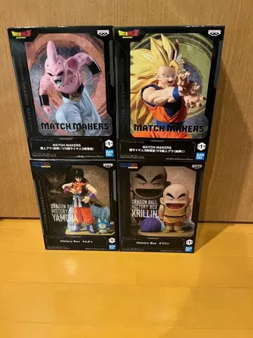 드래곤볼 피규어 4체 세트