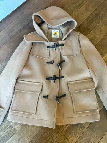 Ray BEAMS 베이지 더플 코트