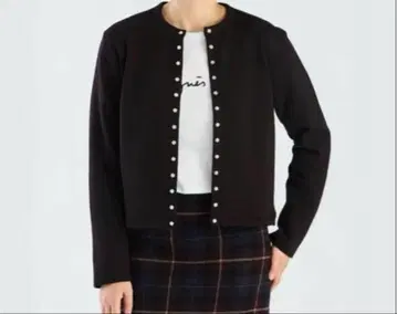 아네스베 가디건 프레션 코튼 속기모 S 스냅 버튼 T1