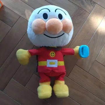 커다란 호빵맨 봉제 인형