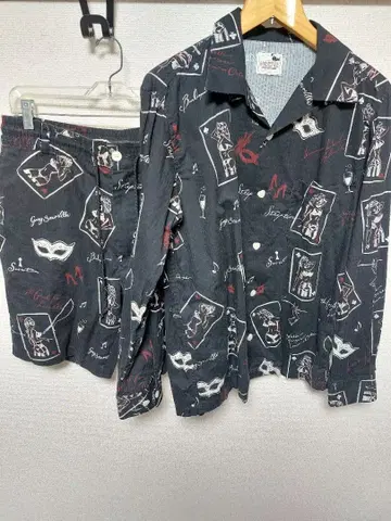 일본제 GANGSTERVILLE 갱스터빌 셋업 트럼프 무늬