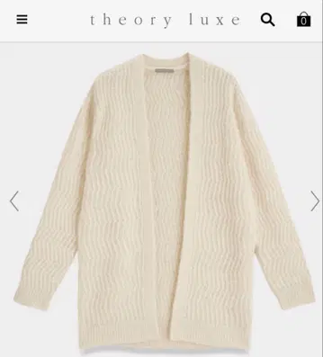 띠어리 럭스 팬시얀 니트