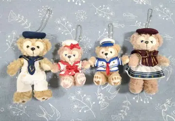 더피 & 셰리 메이 세일러 마린 코디 인형 배지 & 스트랩 4종