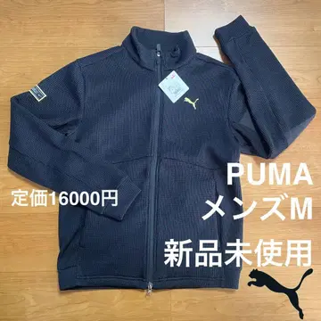 [미사용 새상품 택 포함] PUMA 남성용 M 블랙 자켓