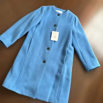 MACKINTOSH PHILOSOPHY 노카라 코트 스카이블루