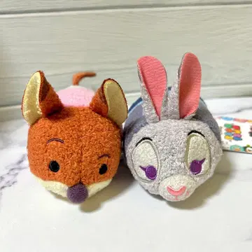 주토피아2 닉 주디 썸썸 봉제 인형 마스코트 디즈니