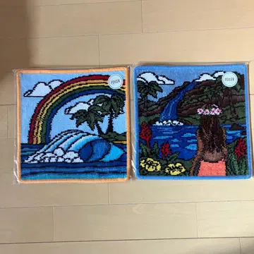 FEILER 헤더 브라운 손수건 2장 세트