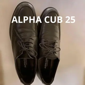 ALPHA CUB 블랙 신발 25.EEE