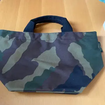 Herve Chapelier 1027W 보트형 토트 카모플라쥬 패턴