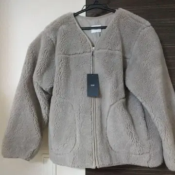 어반 리서치 그레이 플리스 집업 자켓