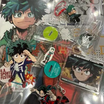 나의 히어로 아카데미아 미도리야 이즈쿠 데쿠 아크릴 스탠드 코롯타 키링