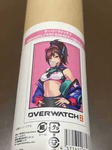 오버워치 Overwatch D.VA 매트 가공 포스터