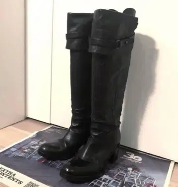 [새상품급] 정품 SARTORE 사토레 가죽 롱 부츠 에스트네이션