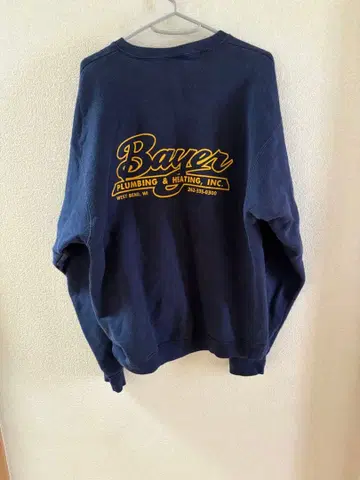 Bayer 네이비 헤비 웨이트 맨투맨