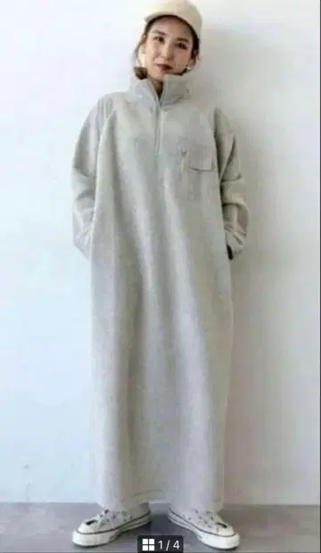 니코앤드 - MODE NORM CORE 플리스 밀리터리 원피스