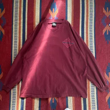 90's USA제 [ GOTCHA (갓차) ] 롱T 버건디 XL 사이즈