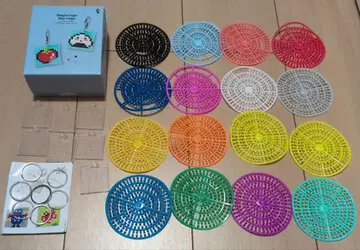 플라잉 타이거 DIY 키링 도트 비즈 7개