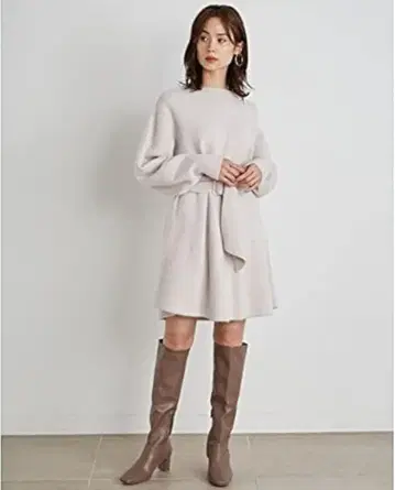 SNIDEL 모헤어 원피스 긴팔