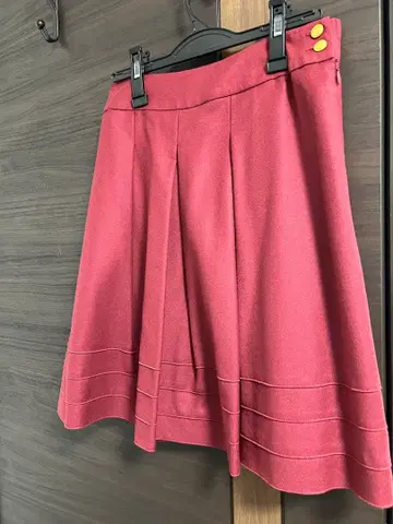 새상품급 로즈 티아라 플레어 스커트 사이즈 42