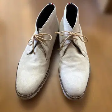 베이지 스웨이드 하이컷 신발 8