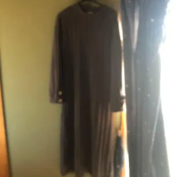 다크 그레이 긴팔 원피스 pique ONE SIZE