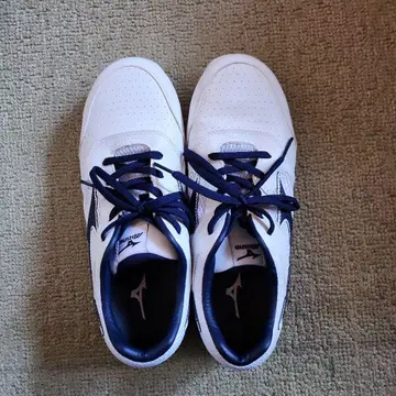 미즈노 안전화 화이트/네이비