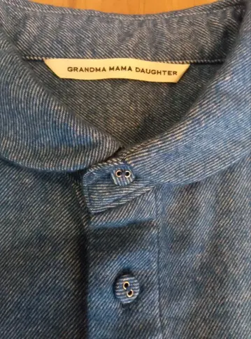 그랑마마도터 셔츠 블라우스 캐주얼 도트