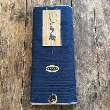 아와 시지라 직물 옷감 정네이비 나염 면 무형문화재